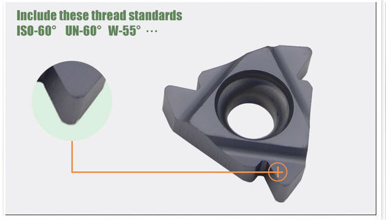 Parte movible interno de alta densidad del carburo del CNC para la serie del NPT del torno del metal